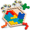 Hexagon Puzzle™ - Uendelige løsninger - Geometrisk puslespill