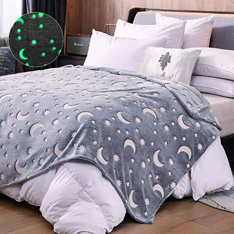 Glow In The Dark Blanket™ - Lysende drømmer - Selvlysende teppe