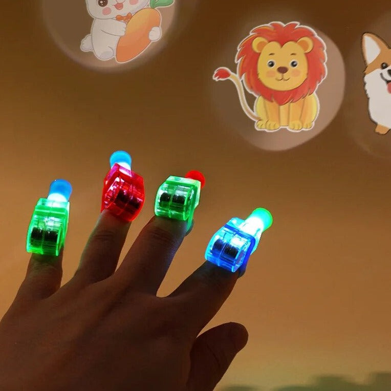 Cartoon Ring Light™ - Blinkende fingre - Fingerlamper