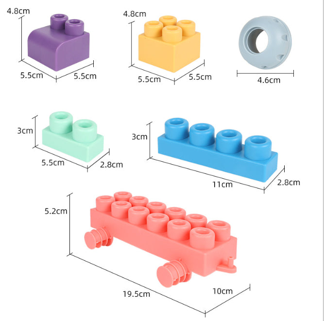 Soft Building Blocks™ - Byggeglede - Myke byggeklosser