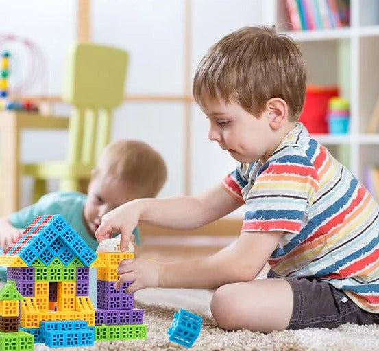 Cube Snap Blocks™ - Fargerike kuber til lek - Byggeklosser