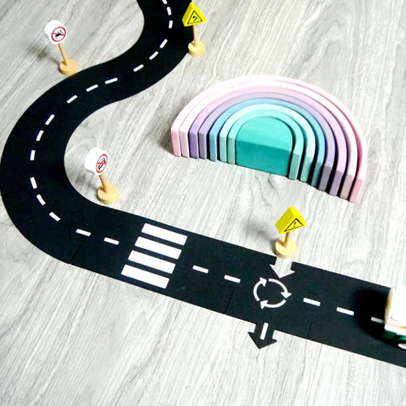 Highway Road Puzzle™ - Kreativ bilbane - Fleksible bilveideler