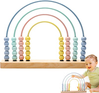 Thumbnail for Woods™ - Pedagogisk leketøy - Perlebrett med regnbuefarger