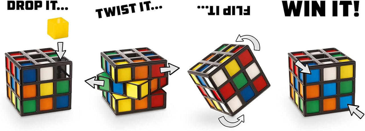 Rubiks Tic Tac Toe™ - Fargerik hjernetrim - Rubiks kube