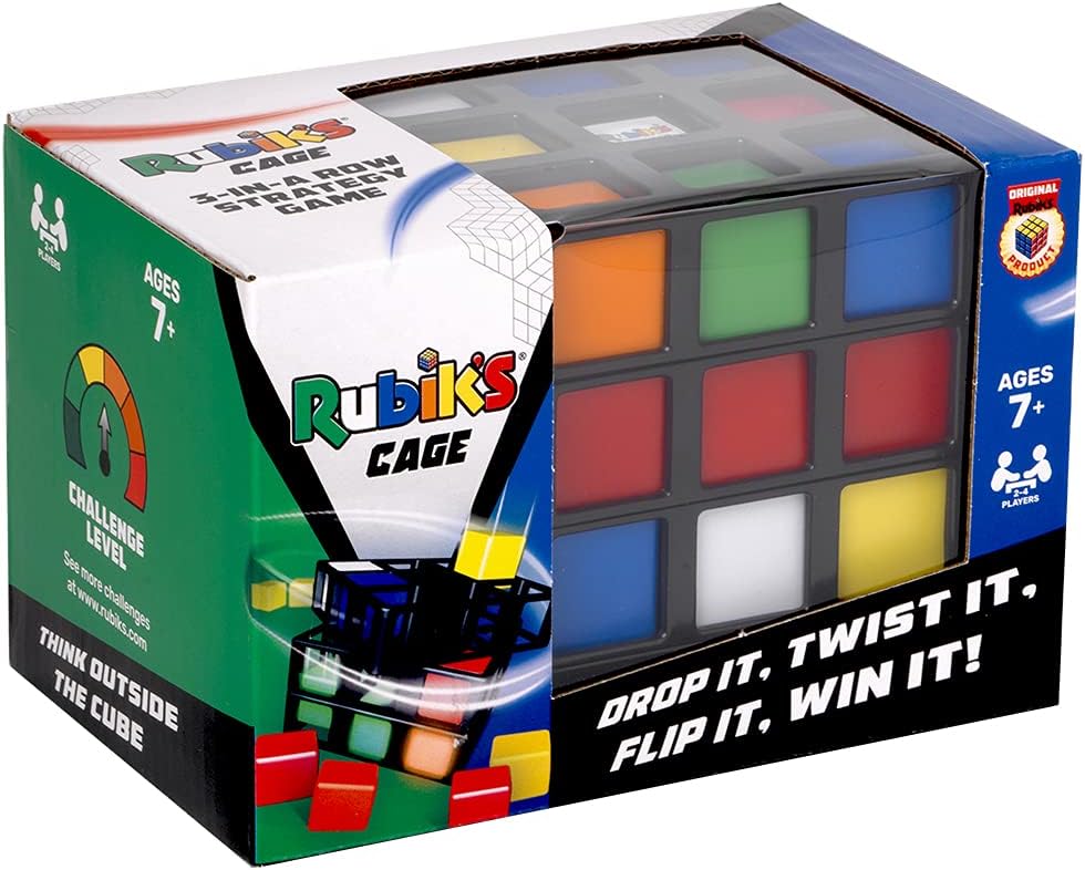 Rubiks Tic Tac Toe™ - Fargerik hjernetrim - Rubiks kube