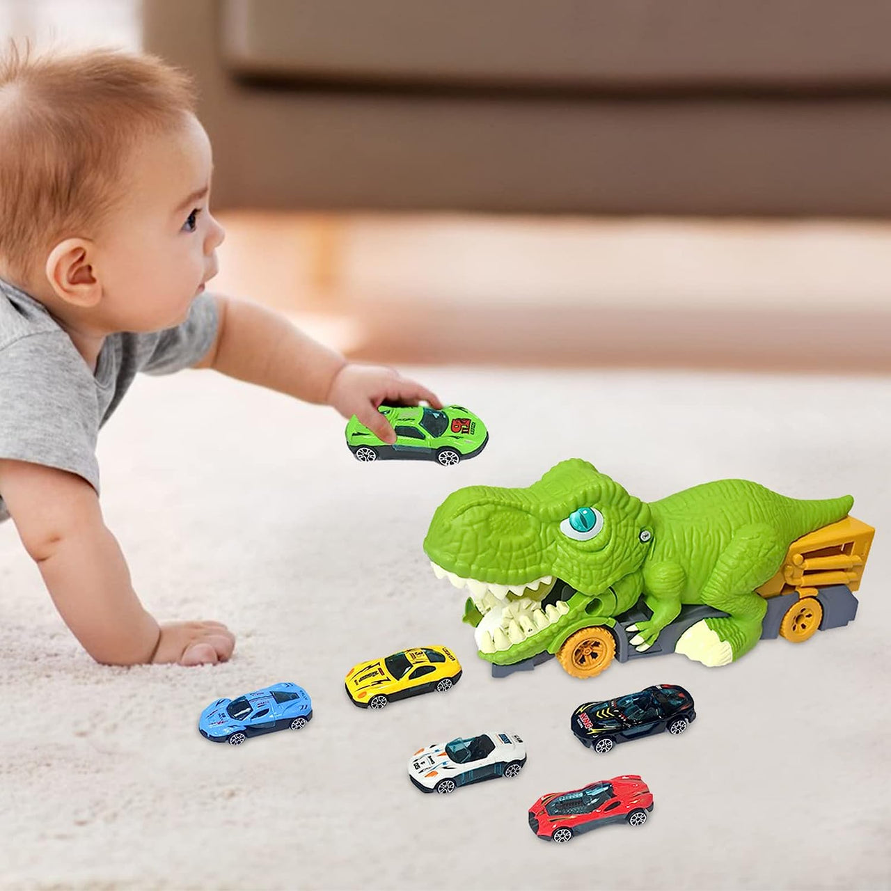 Dino Car Truck™ - Kjør tilbake i forhistorien - Dinosaur-lastebil