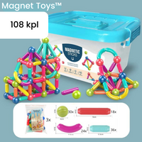 Thumbnail for Magnet Toys™ - Utvikling av kreativitet - Magnetiske pinner