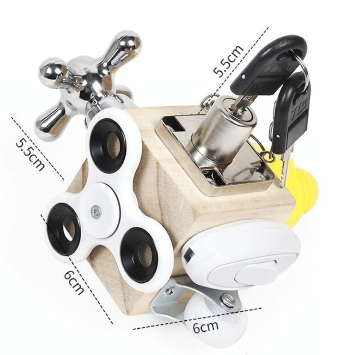 Woods™ | Fidgetleke - sensorisk terning