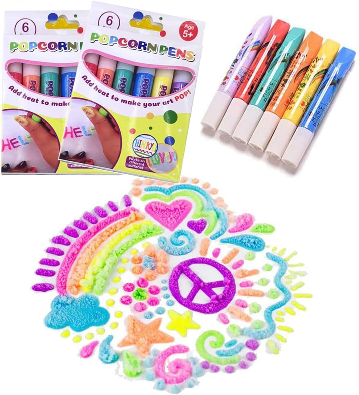 Magic Bubble Pen™ - Morsom 3D-kunst - Popcorn-penn