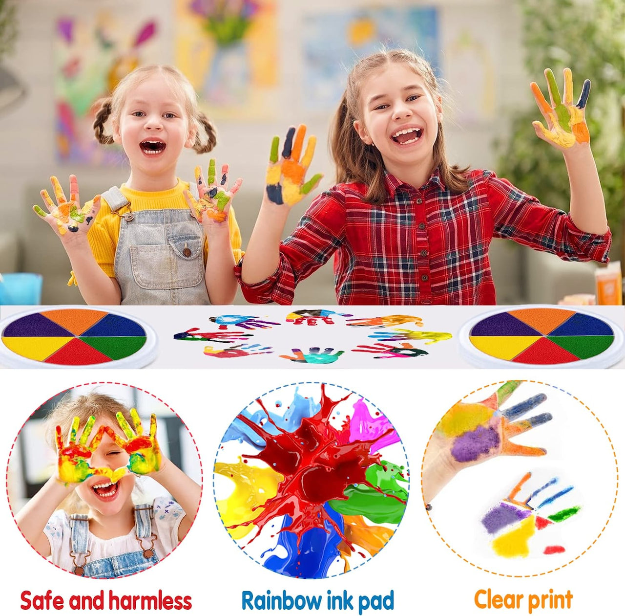 Paint Wheel™ - Fingermaling - Malesett for barn