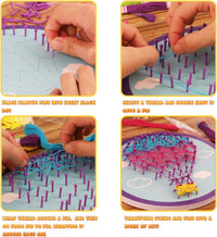 Thumbnail for String Art Craft Kit™ - Fargerike kreasjoner med garn - Garnsett til hobbybruk