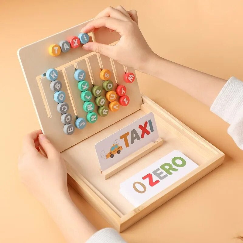Word Box Toy™ - Lær ord og gjenkjenning av former - Ordspill
