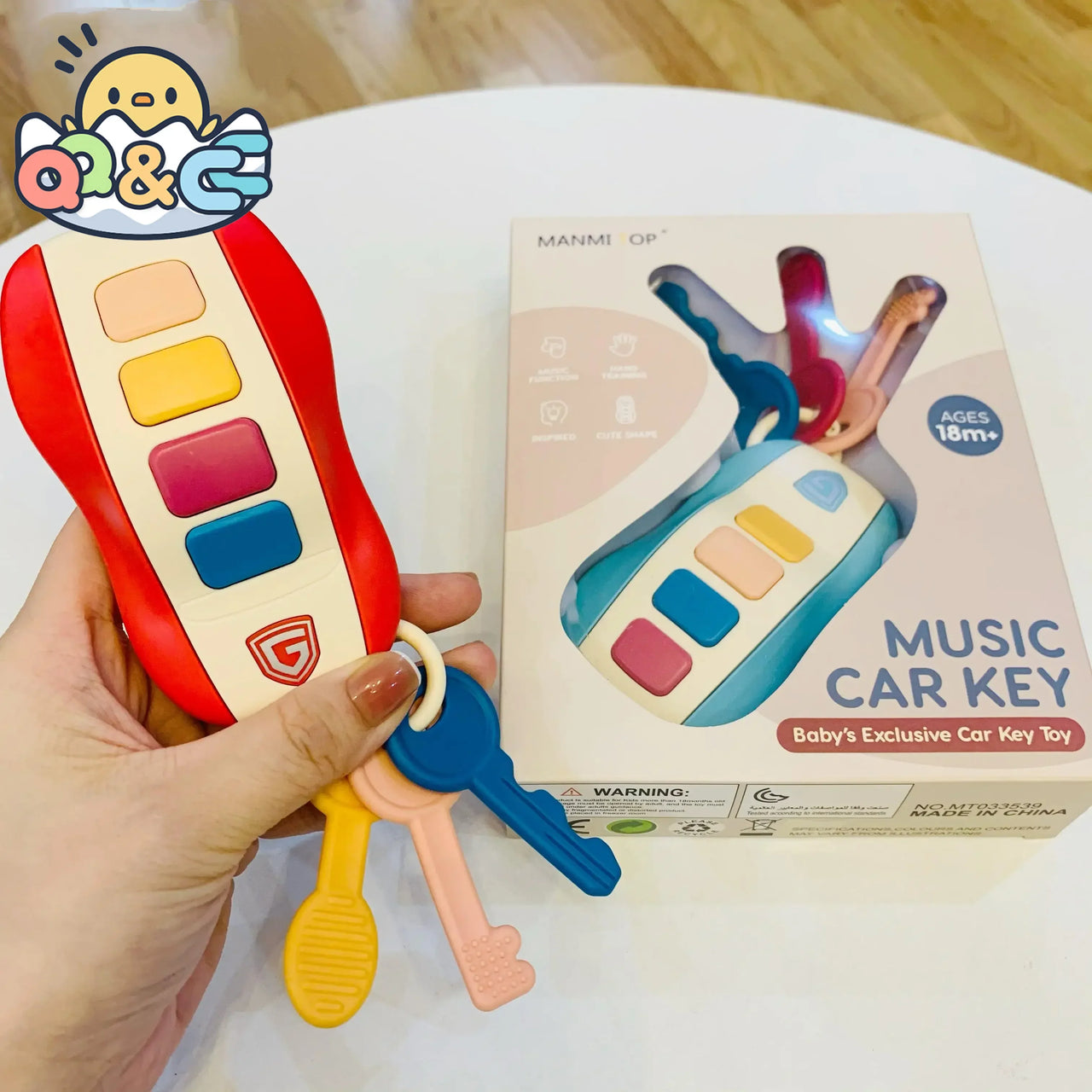 Music Car Key™ - Melodisk kjøretur -  Nøkler med musikk