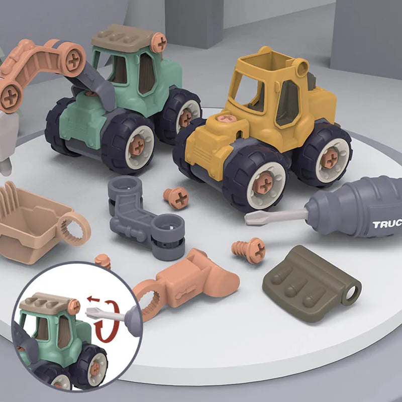 Building Masters Mini Engineering Vehicle Set™ - Mini anleggskjøretøy