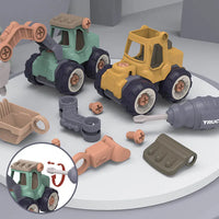 Thumbnail for Building Masters Mini Engineering Vehicle Set™ - Mini anleggskjøretøy