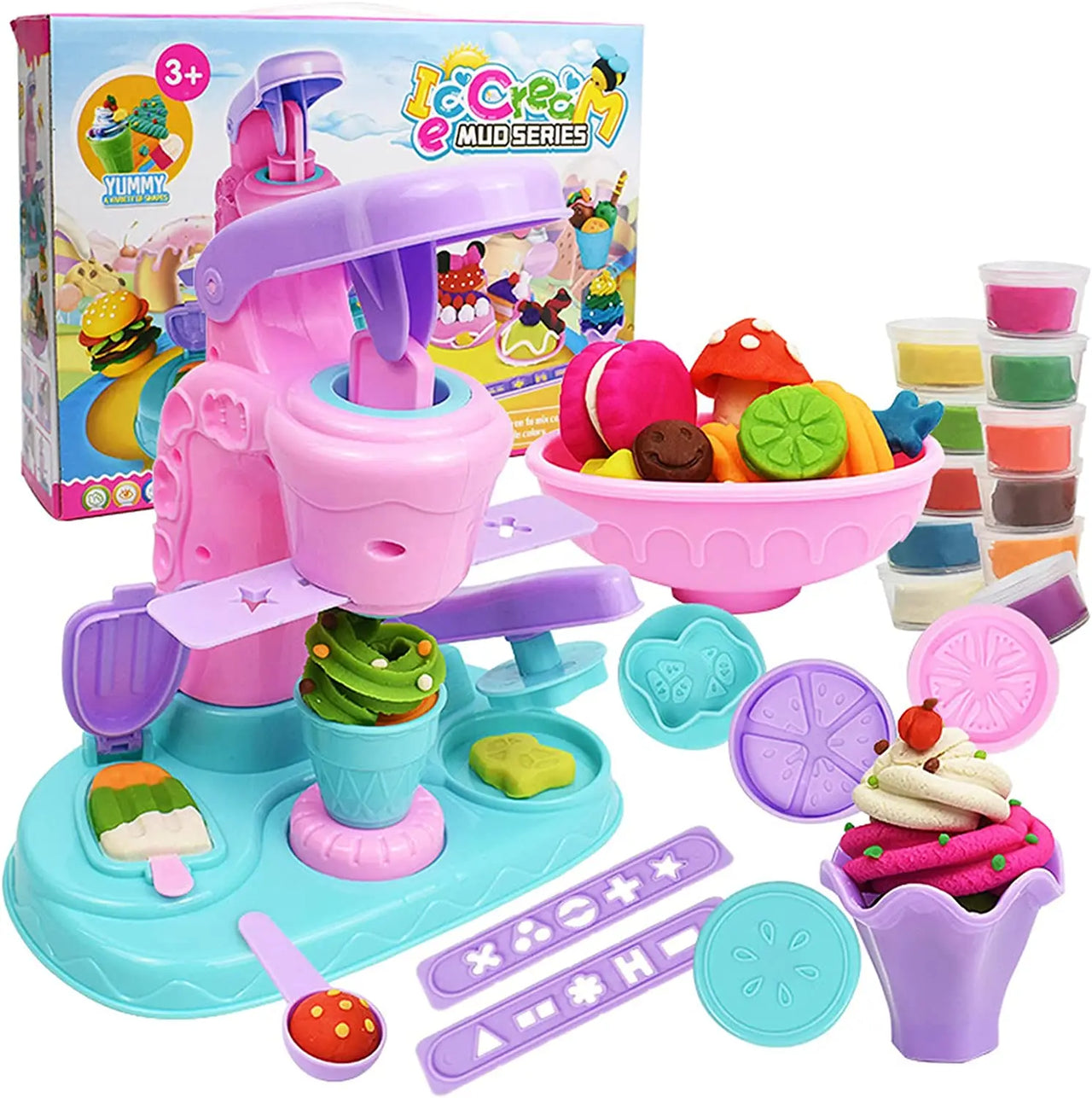 Ice Cream Clay Set™ - Lag kule plastelinais - Iskremprodusent