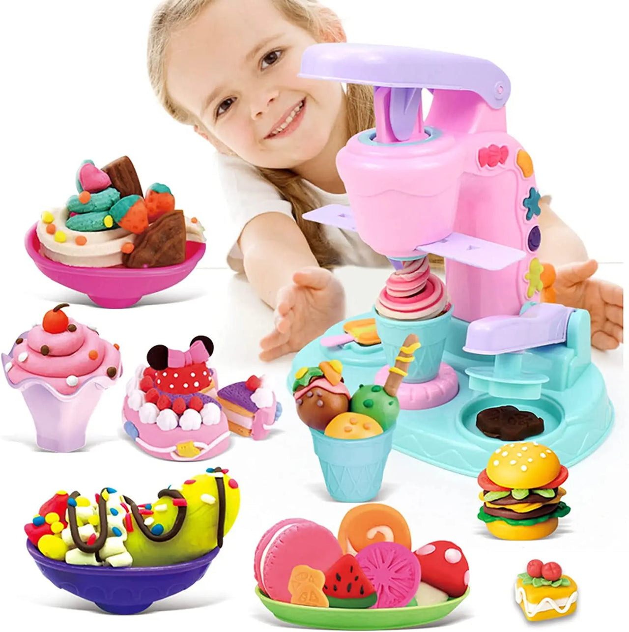 Ice Cream Clay Set™ - Lag kule plastelinais - Iskremprodusent