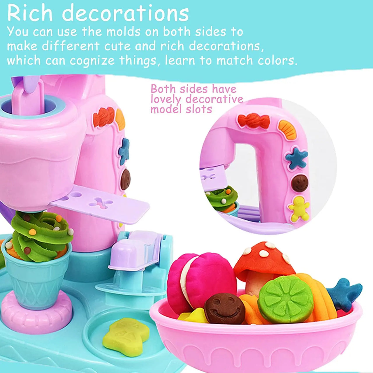 Ice Cream Clay Set™ - Lag kule plastelinais - Iskremprodusent