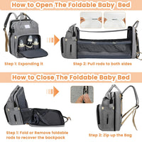 Thumbnail for Baby Backpack™ - Multifunksjonell ryggsekk til babyen - Babyryggsekk