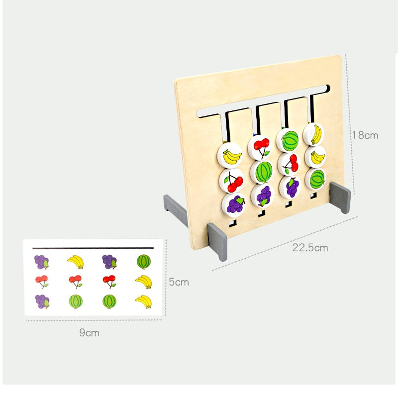 Woods™ - Logisk resonnering - Montessori sorteringspuslespill