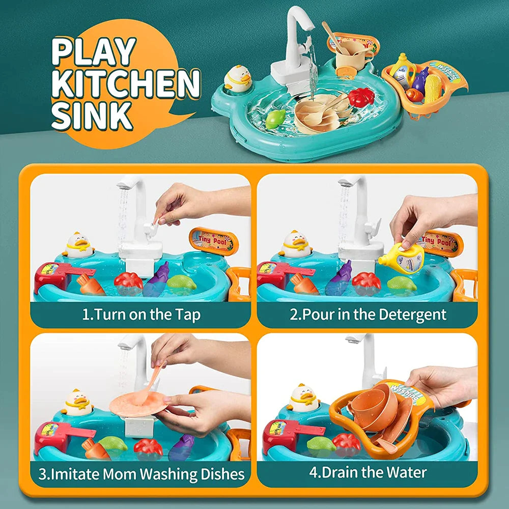 Kitchen toy™ - Vannlek for alle - Kjøkken og vannlek i ett