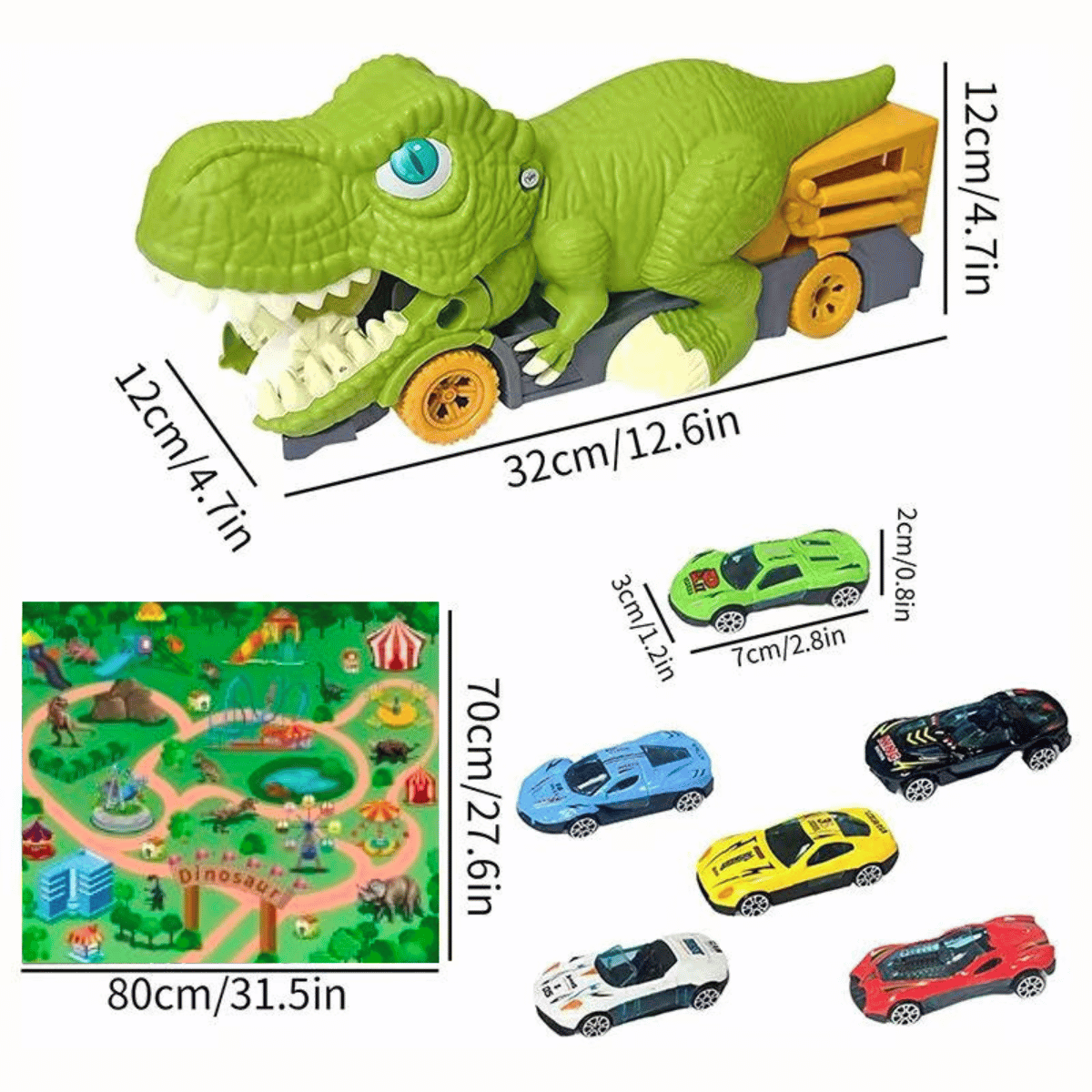 Dino Car Truck™ - Kjør tilbake i forhistorien - Dinosaur-lastebil