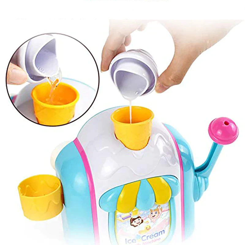 Ice Cream Bath Toy™ - Badeleketøy med såpepumpe - lag is av badeskum