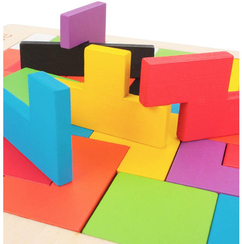 Woods™ - Hjernegymnastikk for barn - Montessori Tetris-puslespill for barn