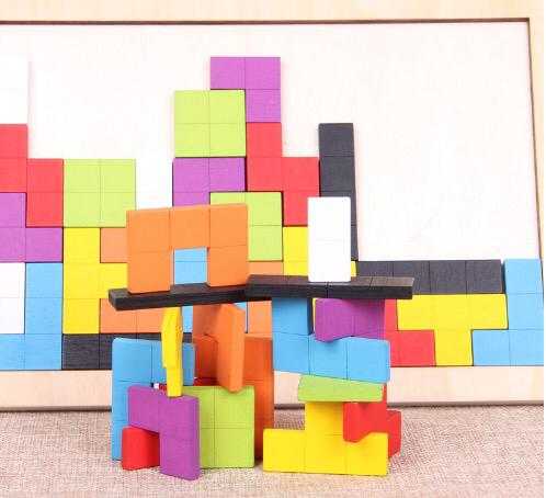 Woods™ - Hjernegymnastikk for barn - Montessori Tetris-puslespill for barn