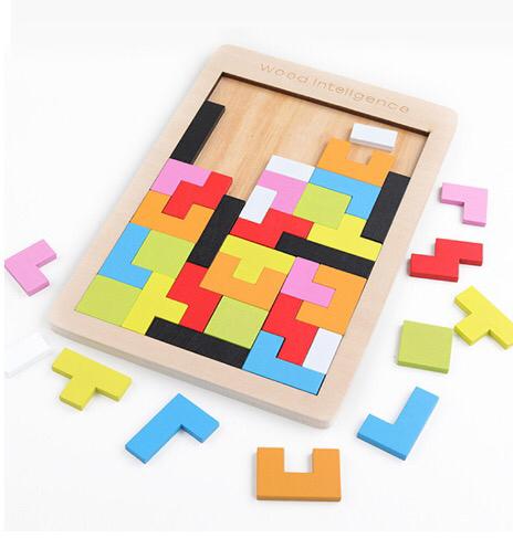 Woods™ - Hjernegymnastikk for barn - Montessori Tetris-puslespill for barn