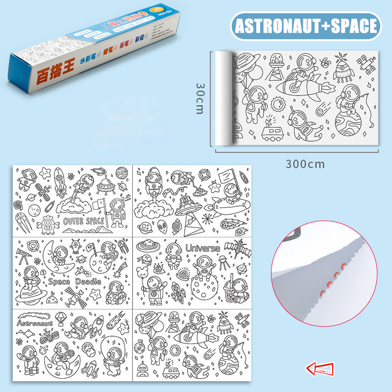 ColoringPaper™ - Slipp kreativiteten løs - XXL-malingsark