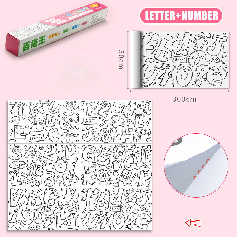 ColoringPaper™ - Slipp kreativiteten løs - XXL-malingsark