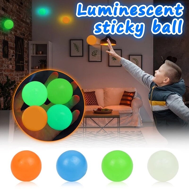 Stickyballs™ - Lek med klebrige baller - Klissete lekeballer