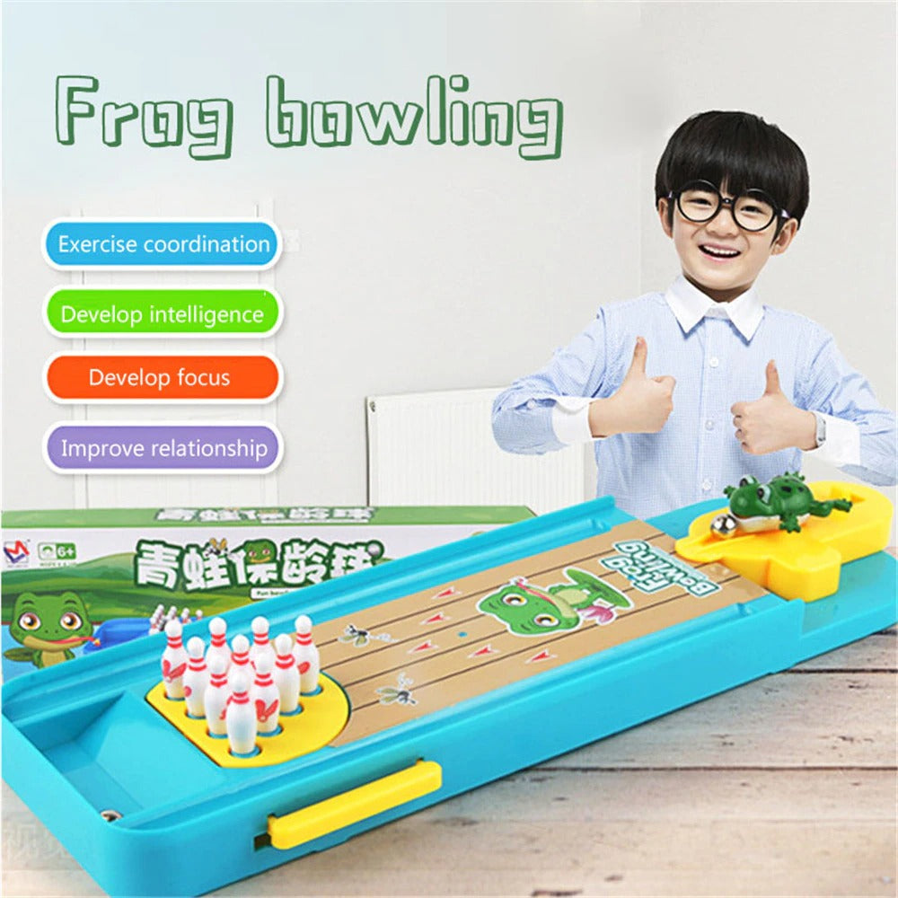 Frog Bowling™ - Utvikle motoriske ferdigheter - lite bowlingspill