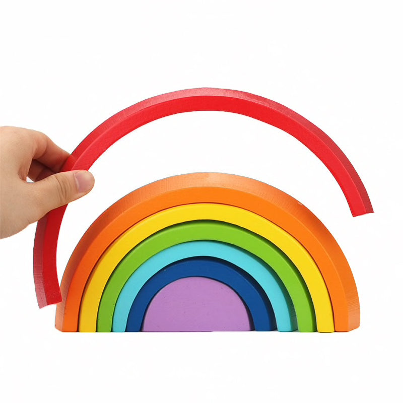 Woods™ | Montessori-leker - Regnbue i tre