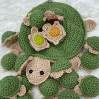Thumbnail for Turtle Crochet Memory Game™ - Hukommelsestrening - Heklet skilpadde