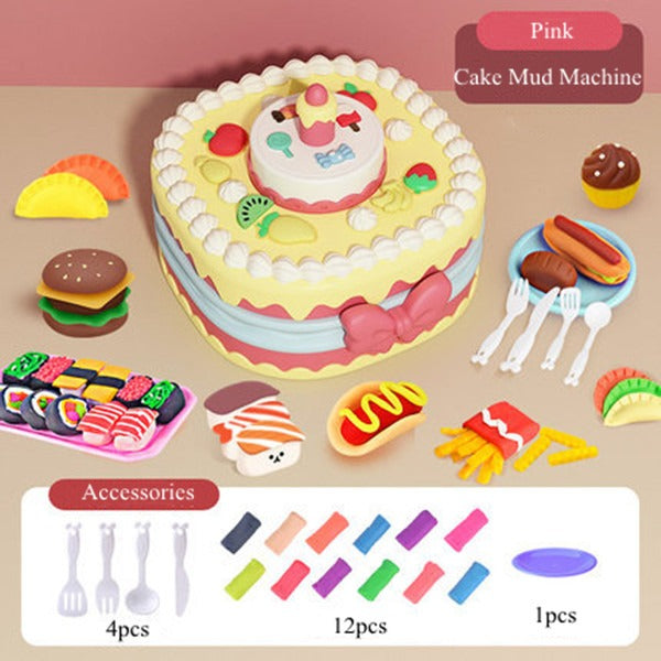 Cake Play Dough Set™ - Fargerike kreasjoner - plastelina