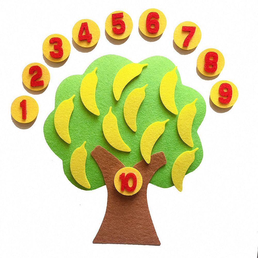 Felt Math Tree™ - En fruktbar talljakt - lær matte